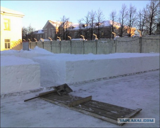 Square snowdrifts, the army of Russia, photo 2