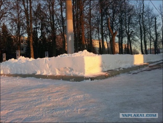 Square snowdrifts, the army of Russia, photo 8