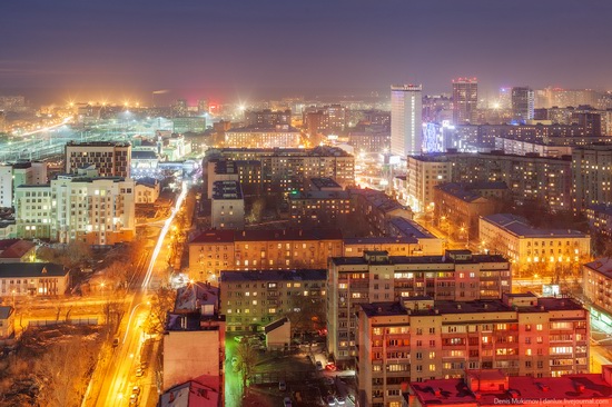 Night views of Novosibirsk, Siberia, Russia, photo 1