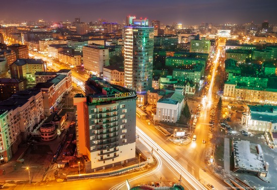 Night views of Novosibirsk, Siberia, Russia, photo 2