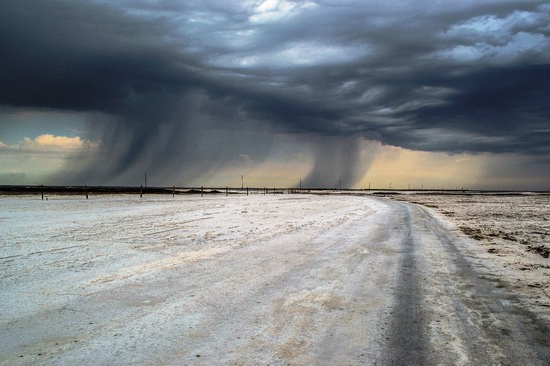 Baskunchak - a unique salt lake, Russia, photo 3