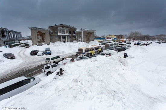 Petropavlovsk-Kamchatsky snow apocalypse, Russia, photo 1