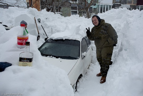 Petropavlovsk-Kamchatsky snow apocalypse, Russia, photo 21