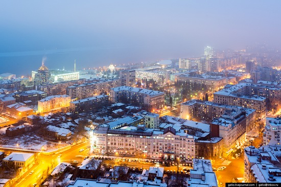 Samara city in winter time, Russia, photo 10