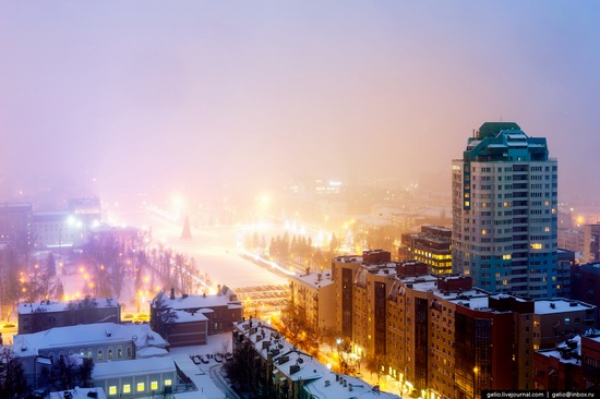 Samara city in winter time, Russia, photo 11