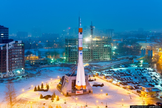 Samara city in winter time, Russia, photo 17