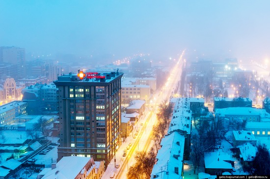 Samara city in winter time, Russia, photo 21