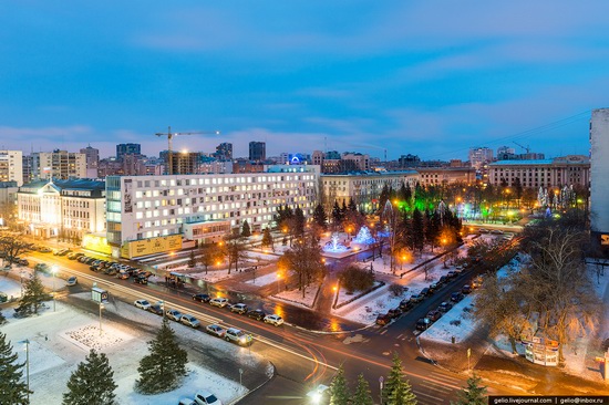 Samara city in winter time, Russia, photo 22