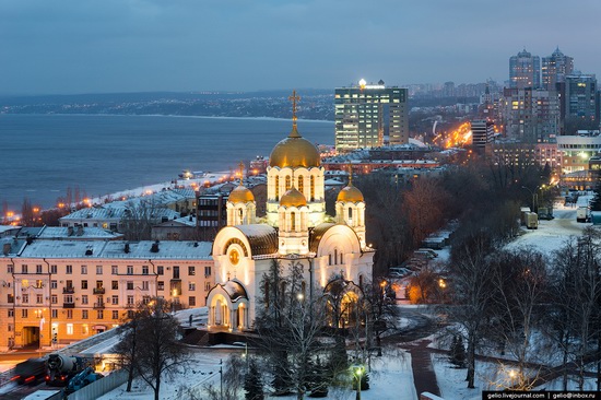 Samara city in winter time, Russia, photo 23