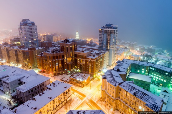 Samara city in winter time, Russia, photo 24