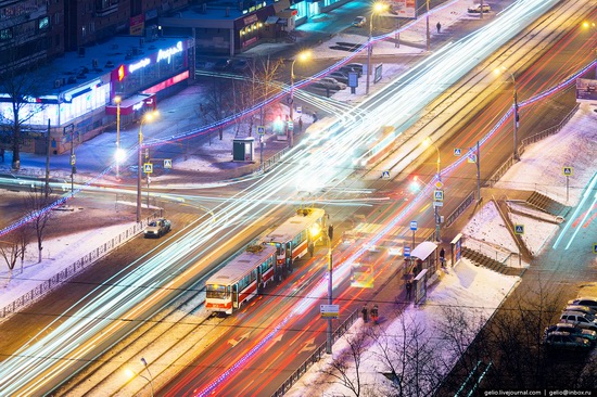 Samara city in winter time, Russia, photo 25