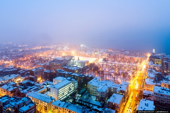 Samara city in winter time, Russia, photo 4