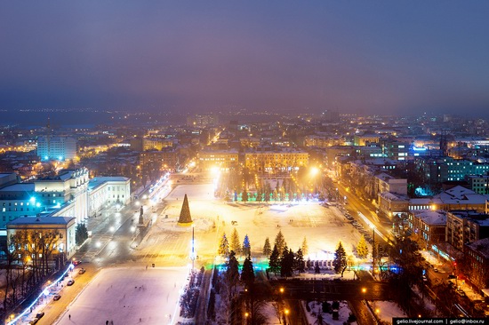 Samara city in winter time, Russia, photo 5