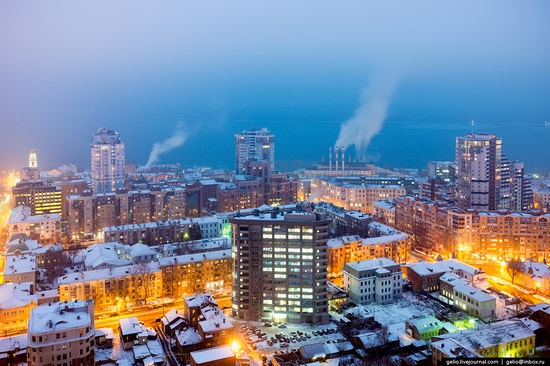 Samara city in winter time, Russia, photo 8