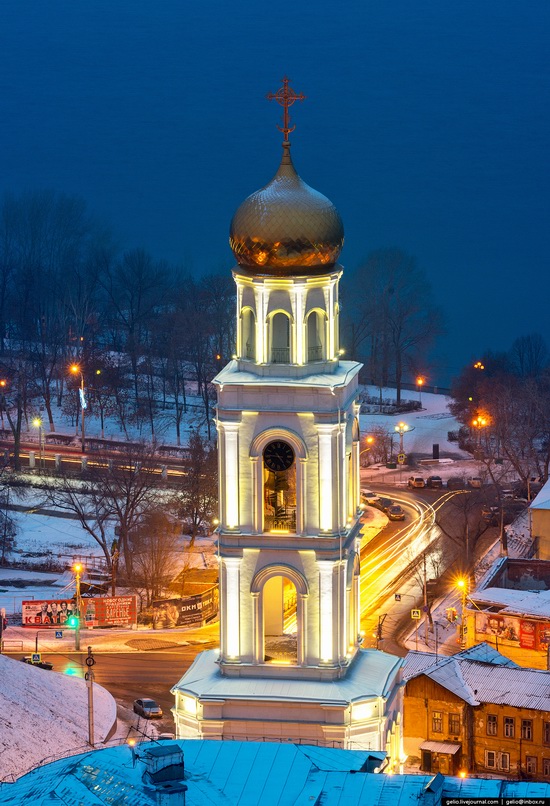 Samara city in winter time, Russia, photo 9