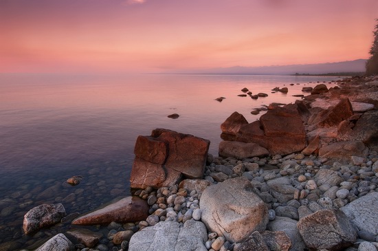 One evening on the shore of Lake Baikal, Russia, photo 1