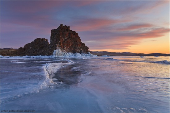 Ice fields of Lake Baikal, Russia, photo 2