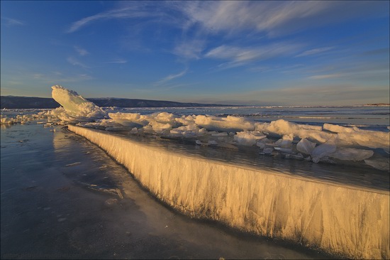 Ice fields of Lake Baikal, Russia, photo 3