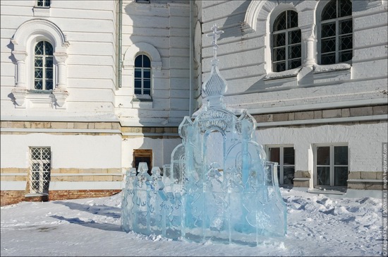 Winter in Belogorskiy monastery, Perm region, Russia, photo 13