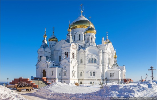 Winter in Belogorskiy monastery, Perm region, Russia, photo 5