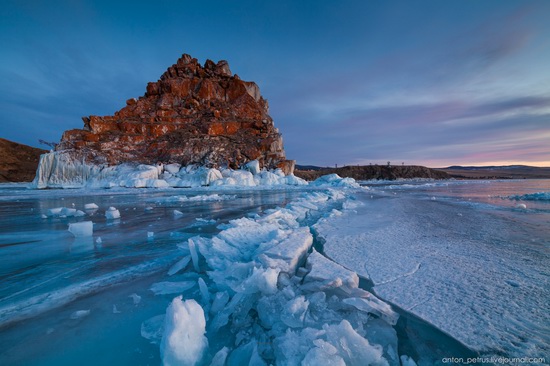 Frozen Lake Baikal, Russia, photo 12