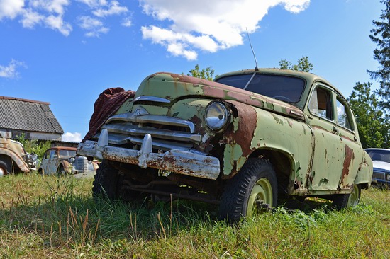 Open-air museum of Soviet cars in Chernousovo, Russia, photo 10