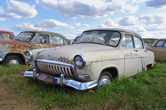 Open-air museum of Soviet cars in Chernousovo, Russia, photo 12