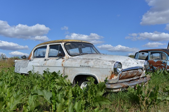 Open-air museum of Soviet cars in Chernousovo, Russia, photo 13