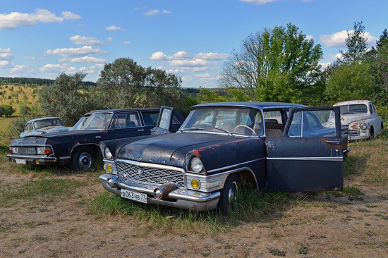 Open-air museum of Soviet cars in Chernousovo, Russia, photo 19