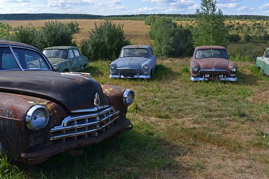 Open-air museum of Soviet cars in Chernousovo, Russia, photo 2