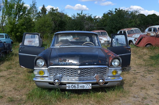 Open-air museum of Soviet cars in Chernousovo, Russia, photo 20