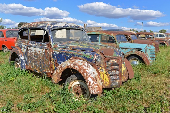 Open-air museum of Soviet cars in Chernousovo, Russia, photo 5