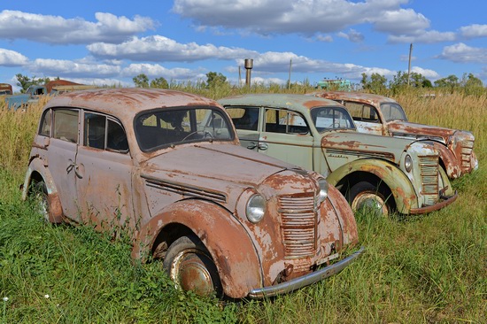 Open-air museum of Soviet cars in Chernousovo, Russia, photo 6