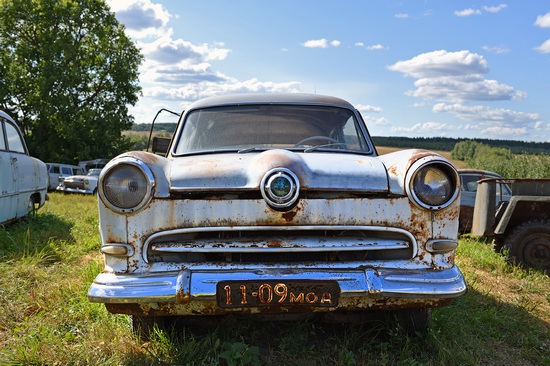 Open-air museum of Soviet cars in Chernousovo, Russia, photo 8