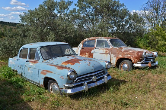 Open-air museum of Soviet cars in Chernousovo, Russia, photo 9