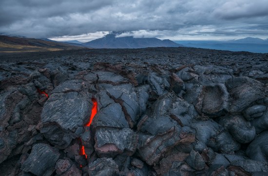 Alien landscapes of Tolbachik, Kamchatka, Russia, photo 8