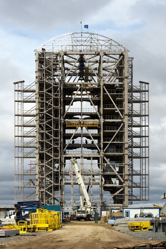 Construction of cosmodrome Vostochny, Russia, photo 10