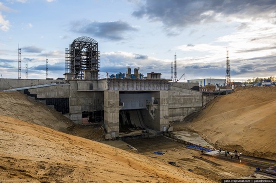 Construction of cosmodrome Vostochny, Russia, photo 15