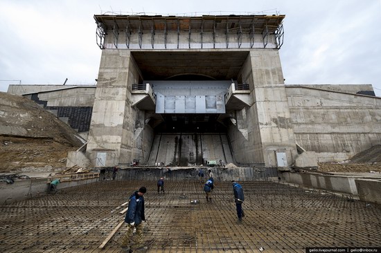 Construction of cosmodrome Vostochny, Russia, photo 17