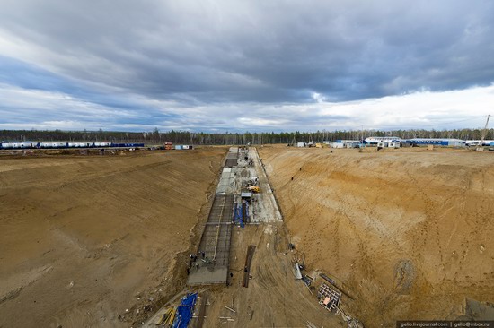 Construction of cosmodrome Vostochny, Russia, photo 18