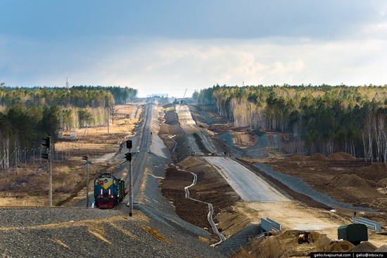 Construction of cosmodrome Vostochny, Russia, photo 2