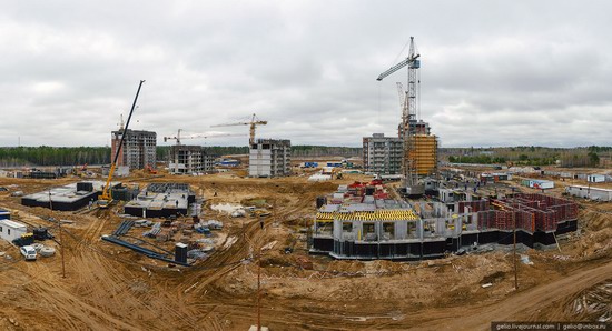 Construction of cosmodrome Vostochny, Russia, photo 26