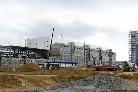 Construction of cosmodrome Vostochny, Russia, photo 4