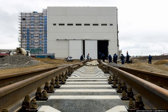 Construction of cosmodrome Vostochny, Russia, photo 7