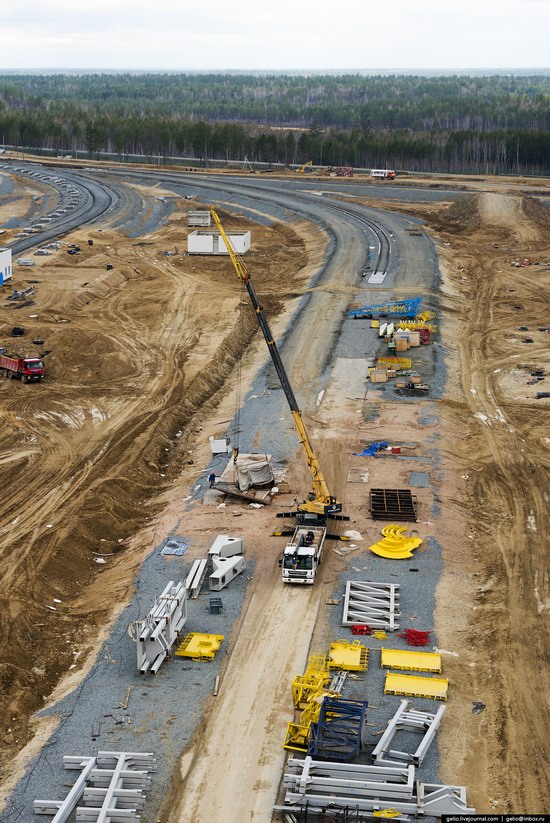 Construction of cosmodrome Vostochny, Russia, photo 8