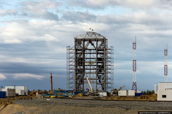 Construction of cosmodrome Vostochny, Russia, photo 9