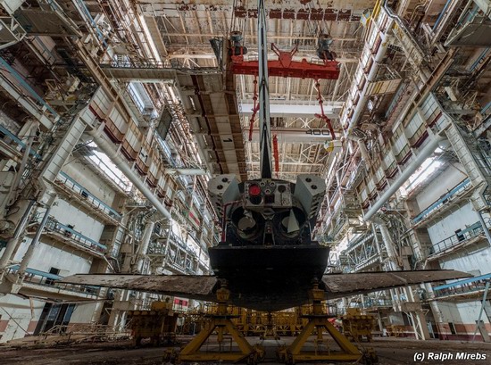 Abandoned spaceships Energy-Buran, Baikonur cosmodrome, photo 20