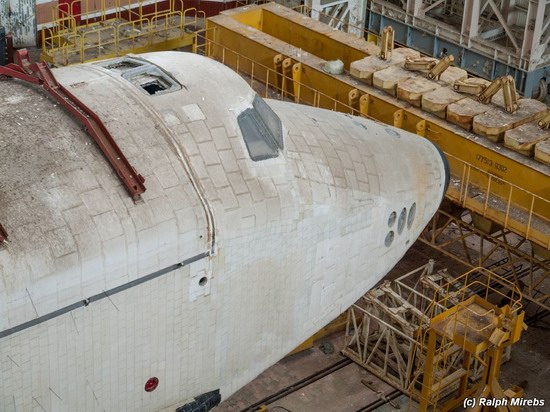 Abandoned spaceships Energy-Buran, Baikonur cosmodrome, photo 23