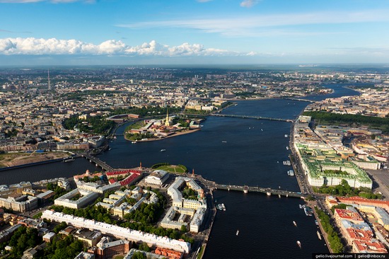 Saint Petersburg, Russia from above, photo 2