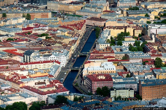 Saint Petersburg, Russia from above, photo 20